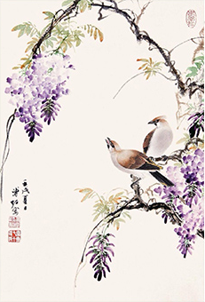 溥佐 | 花鸟国画作品欣赏